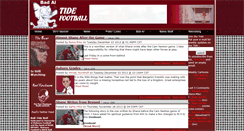 Desktop Screenshot of news.tidefootball.com